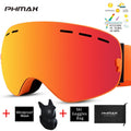 PHMAX gafas de esquí para hombre, gafas de Snowboard para mujer, gafas de sol de invierno para nieve al aire libre UV400, lentes de doble capa, gafas de esquí antiniebla