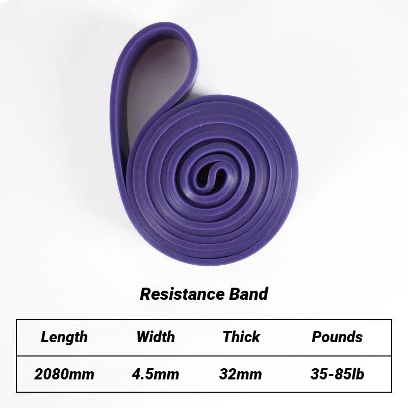 Bandas de resistencia para asistencia en dominadas, para hombres y mujeres, ejercicio en casa, estiramiento, entrenamiento de fuerza, equipo de entrenamiento, banda de yoga