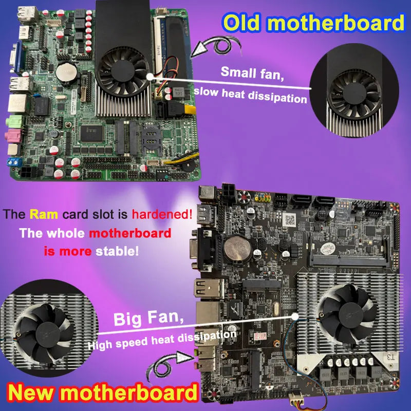 Consola de Juegos X8 Pro Mejorada con Ventilador de Refrigeración Grande, 4GB DDR3, 500GB HDD, Sistema de Juegos HD Estable