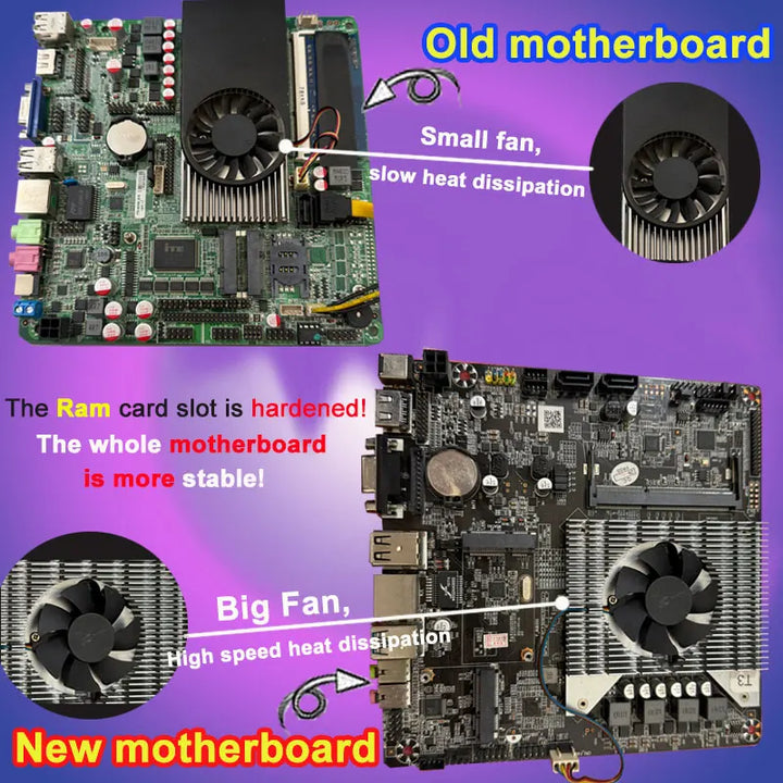 Consola de Juegos X8 Pro Mejorada con Ventilador de Refrigeración Grande, 4GB DDR3, 500GB HDD, Sistema de Juegos HD Estable