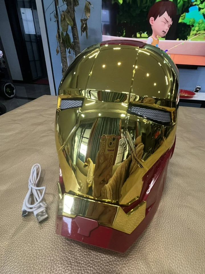 Máscara de Iron Man 2026, Réplica 1:1, Casco Eléctrico con Control por Voz, Modelo para Adultos, Juguete, Regalo de Cumpleaños