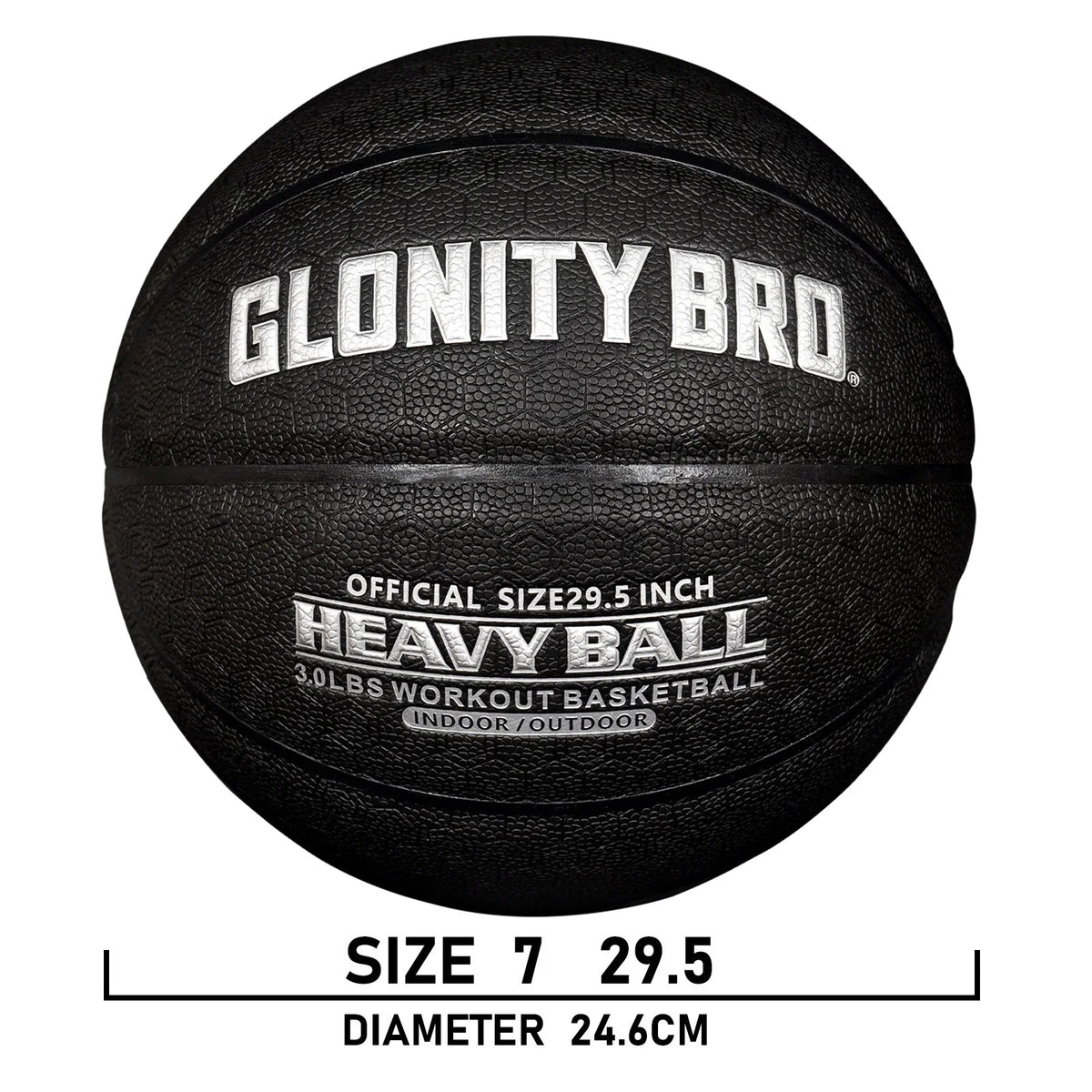 3LBS/2.2LBS 29,5 "/28,5" Pu peso entrenamiento especial baloncesto pesado para mejorar el exterior entregando habilidades de paso de goteo