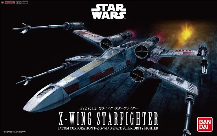 Bandai-figura de acción Original de STAR WARS para niños, modelo coleccionable de Anime, juguetes de montaje, entrega directa