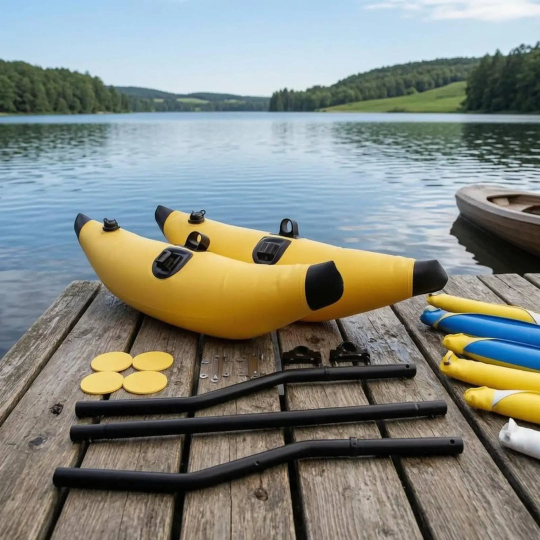 Kit de estabilizador flotante para kayak, con flotadores para canoa, fabricado en PVC, para controlar el equilibrio.
