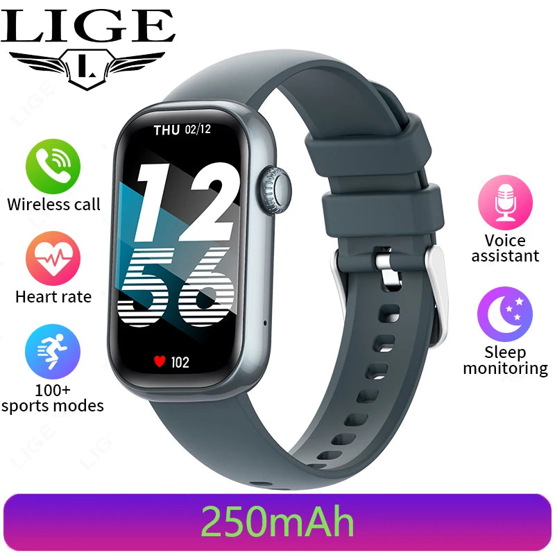 For Android IOS Smart Bracelet Women Smartwatch Men Heart Rate Blood Oxygen Waterproof Sport Smart Band Watch For Ladies 2026