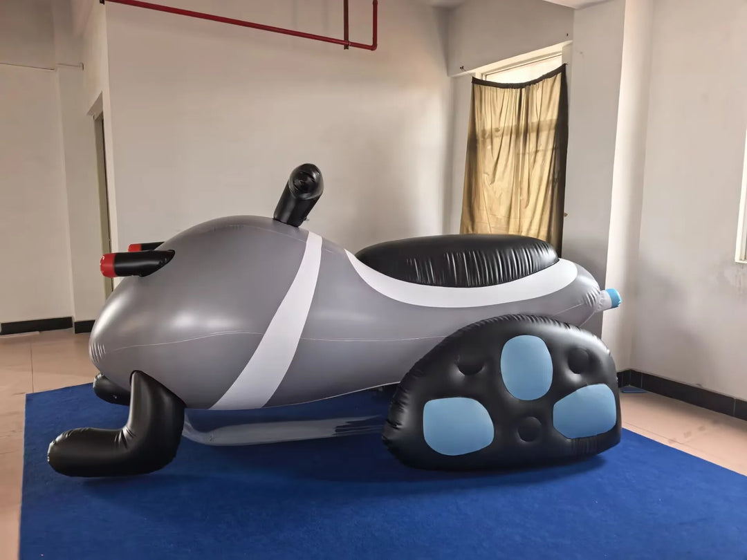 Bote Inflable con Motor para Jet Ski, Bote Flotante para Piscina, Lago, Juegos Acuáticos al Aire Libre, Regalo de Vacaciones