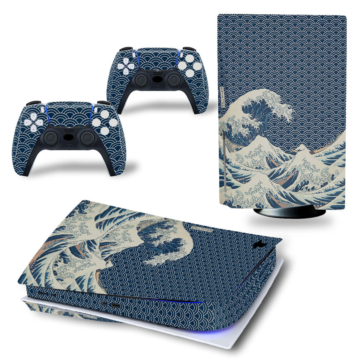Vinilo para PS5 con lector, diseño Sea Waves