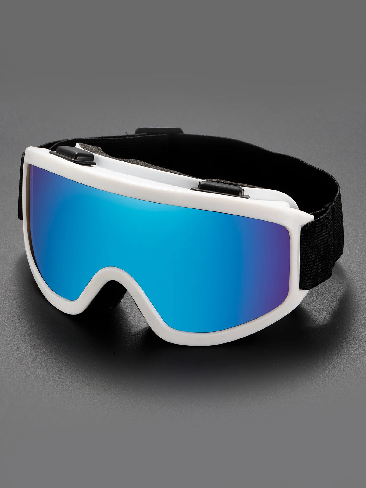 Gafas de esquí de una sola pieza con montura grande para uso diurno y nocturno, acolchadas, a prueba de viento, para esquí individual y snowboard, de alta definición para montañismo