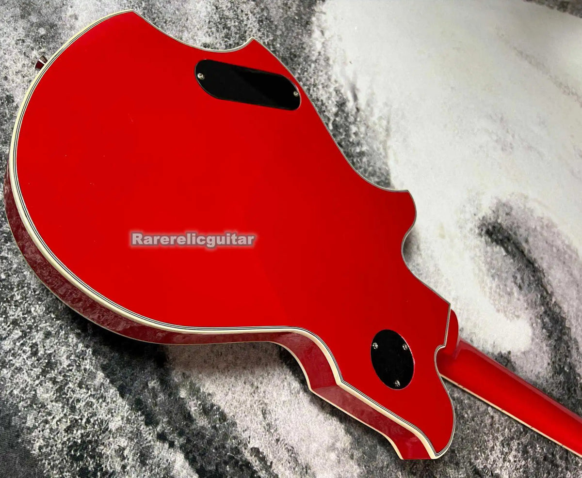 Nueva Guitarra Eléctrica Dream Fernan MV 480HT TOMOYASU HOTEI Signature Roja, Puente TP-9, Clavijeros Grover, Herrajes Dorados