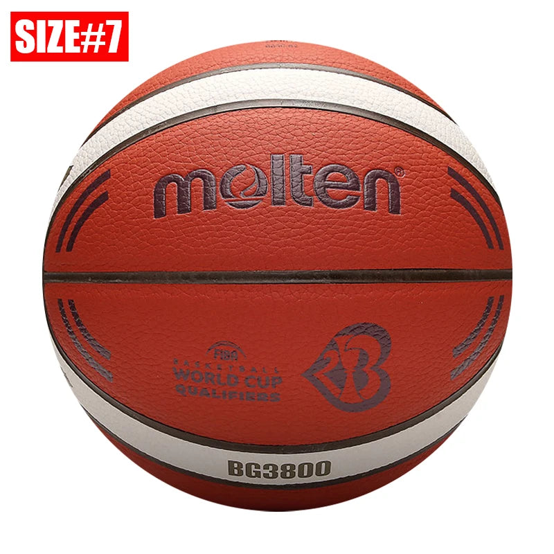 Balón de Baloncesto Molten 2026, Tamaño Oficial 7/6/5, Material PU, para Interior y Exterior, Entrenamiento, Partidos, Equipo, Baloncesto Original