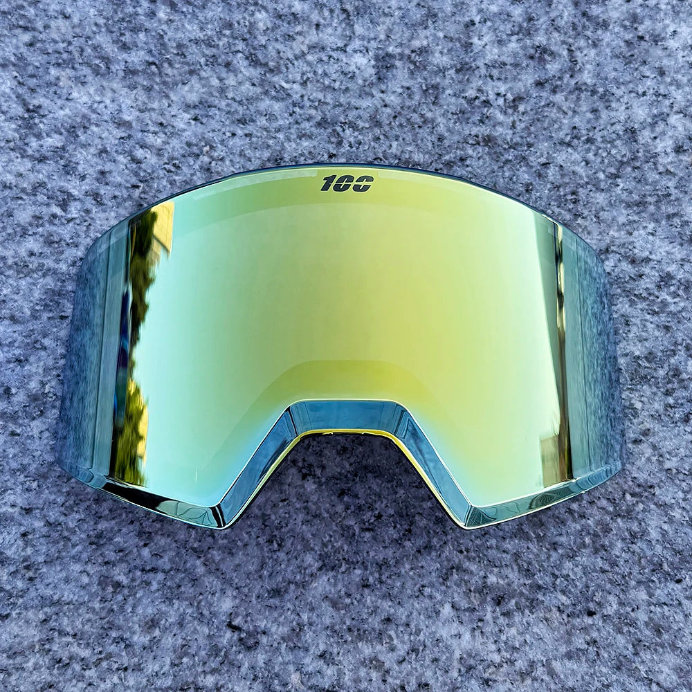 Gafas de esquí profesionales para invierno, con sistema de cambio rápido mediante imán, doble capa, tratamiento antiniebla, para snowboard, para hombres y mujeres.