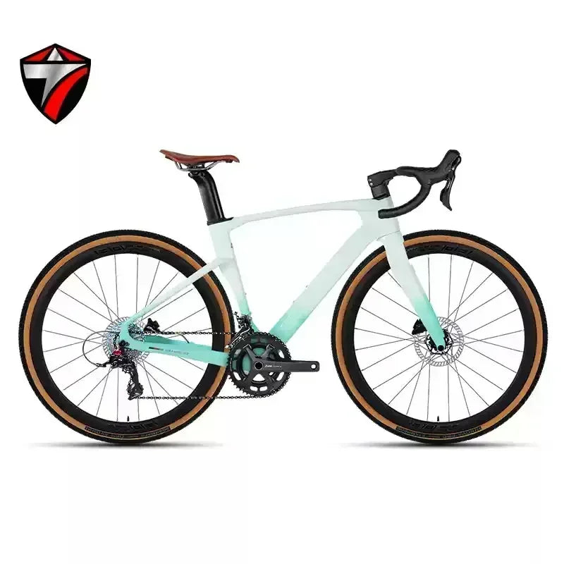 Bicicleta de carretera TWITTER GRAVEL-V3pro 2026, grupo completo GRX RX600-11S, frenos de disco hidráulicos, cuadro de fibra de carbono T900, 700*40c