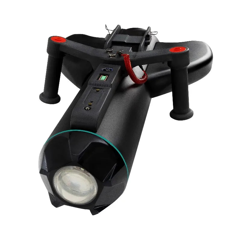 Propulsor Eléctrico Hisurf Plus Sea Scooter 1000W 1500W 15km/h para Deportes Acuáticos al Aire Libre, Buceo, Tabla de Paddle, Hélices