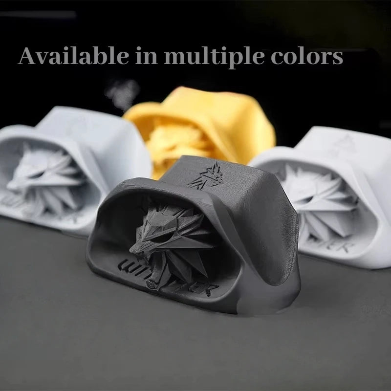 Gran oferta, insignia de cabeza de lobo de mago, soporte de base para mando de juegos Xbox, periféricos, accesorios de ordenador, almacenamiento de escritorio