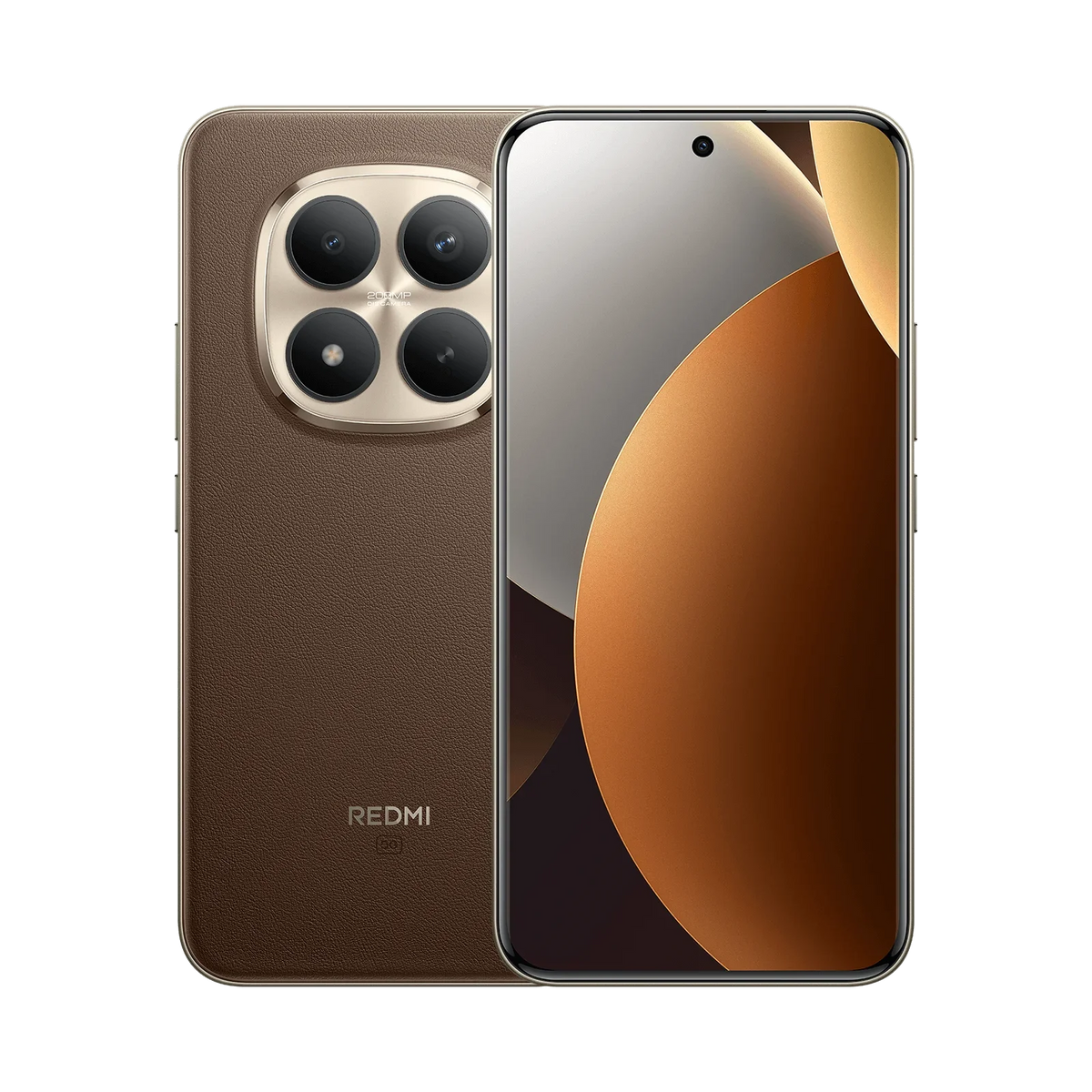 XIAOMI REDMI Note 15 Pro+ 5G with Snapdragon 7s Gen 4, 8GB RAM, 256GB storage, 6.83" AMOLED display, 200MP camera, and 6500mAh battery; supports 5G connectivity and Hypercharge 100W for fast charging.