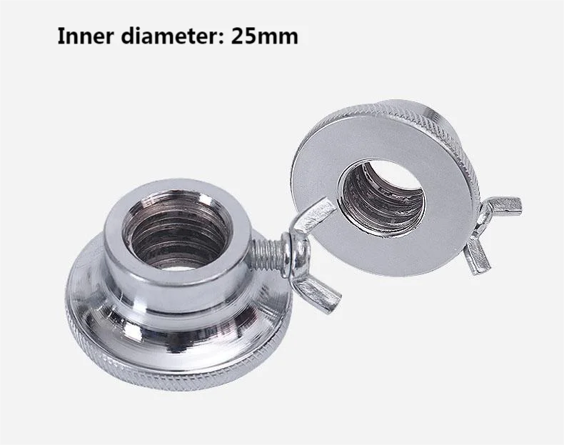 Barras de mancuernas galvanizadas con tuercas, mancuernas roscadas estándar de 25mm, mango de mancuerna para el hogar, gimnasio, Fitness, barras de ejercicio duraderas, 30, 35, 40, 45cm