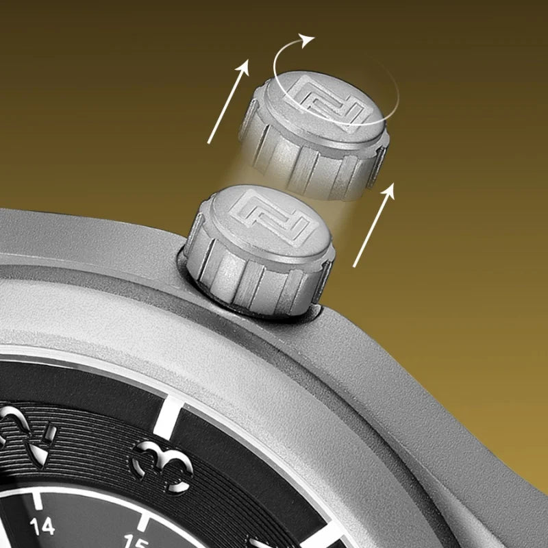 Reloj deportivo táctico militar NAVIFORCE para hombre, con correa de silicona luminosa, movimiento de cuarzo, resistente al agua 3ATM y caja de aleación de zinc