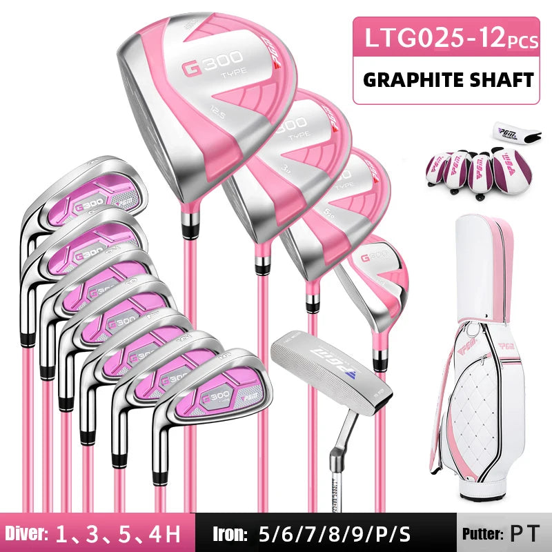 Juego de golf para mujer PGM, fabricante mayorista de palos de golf, juego completo para mujeres