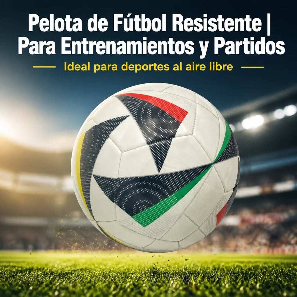 Balón de fútbol ideal para entrenamiento y partidos al aire libre