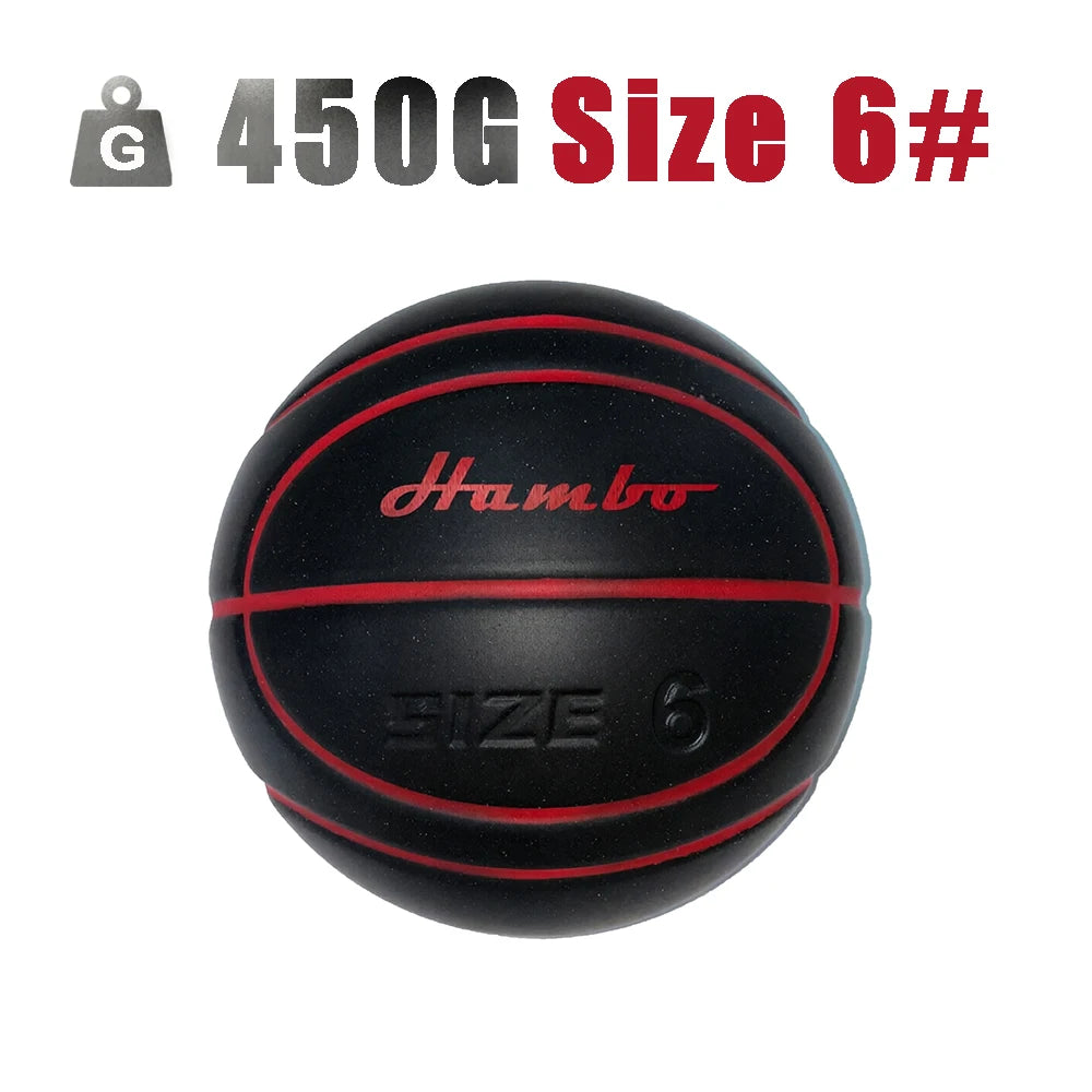 Nuevo Balón de Baloncesto Silencioso 600G-Talla 7 para Hombre, 450G-Talla 6 para Mujer/Adolescente, Balón de Espuma sin Aire para Driblar Silenciosamente en Interiores, SilentTrain