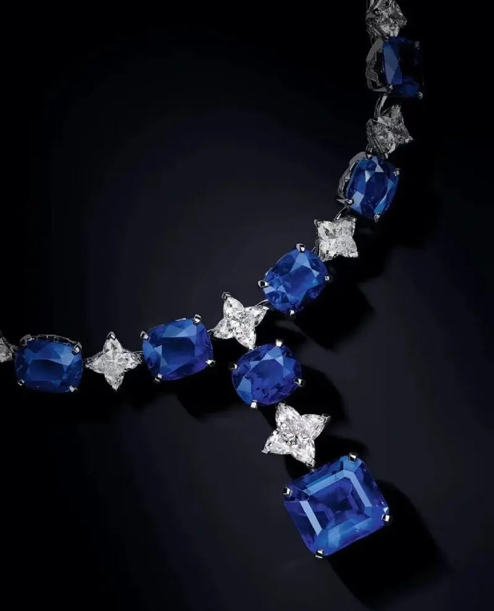 KQDANCE-collar de lujo de plata de ley 925 con esmeralda y zafiro de laboratorio, piedras preciosas de alto contenido de carbono, joyería fina para fiesta para mujer