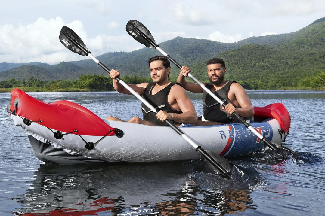 Kayak Individual y Doble, Bote Inflable de Goma, Bote de Pesca, Canoa