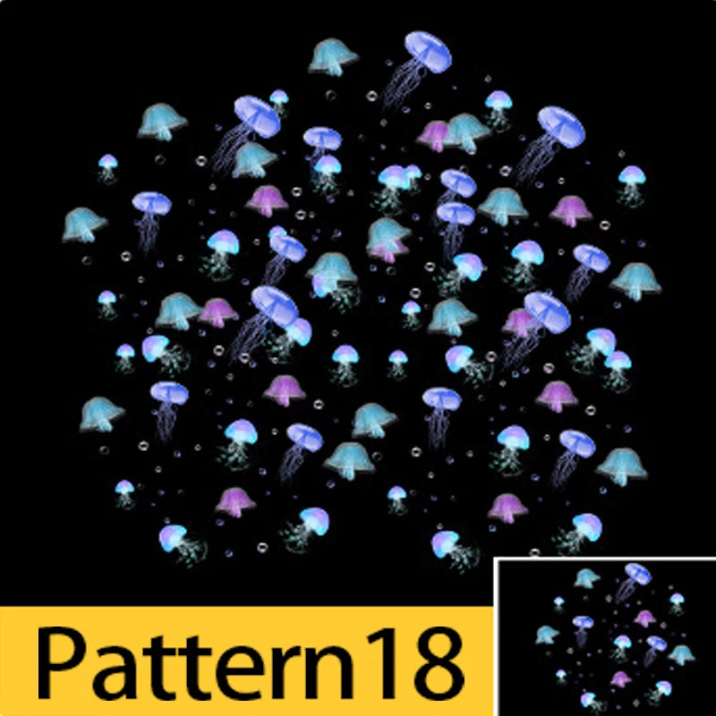 Iluminación de proyección creativa para jardín con patrón de nube de peces dorados, dinámica, impermeable y personalizada para exteriores