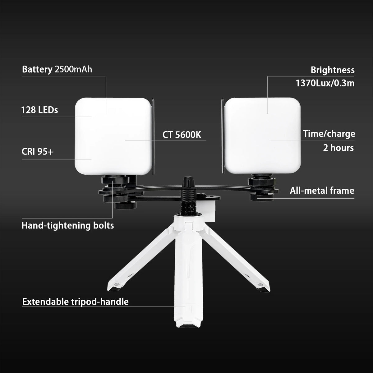 Luz de Fotografía para Teléfono Móvil Hera MK-19 - Luz de Relleno para Fotografía con Smartphone