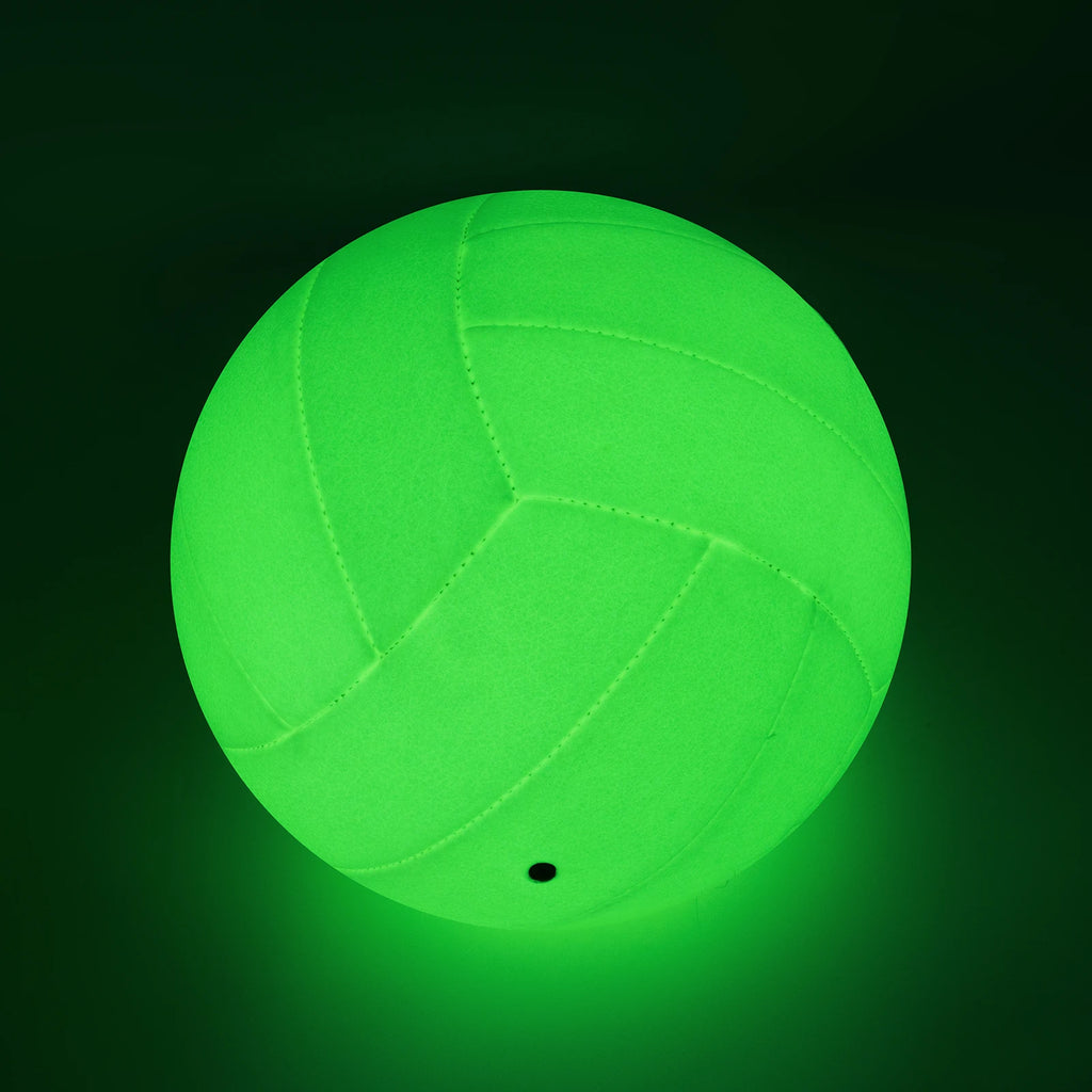 Balón de Voleibol Luminoso Tamaño 5, Balón de Voleibol de Playa, Balón Deportivo con Luz Nocturna