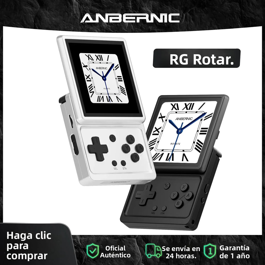 Anbernic RG Rotate Retro Handheld Game Console Android 12 T618 IPS Screen Game Emulator 3GB+32GB WiFi Portable Gaming Device