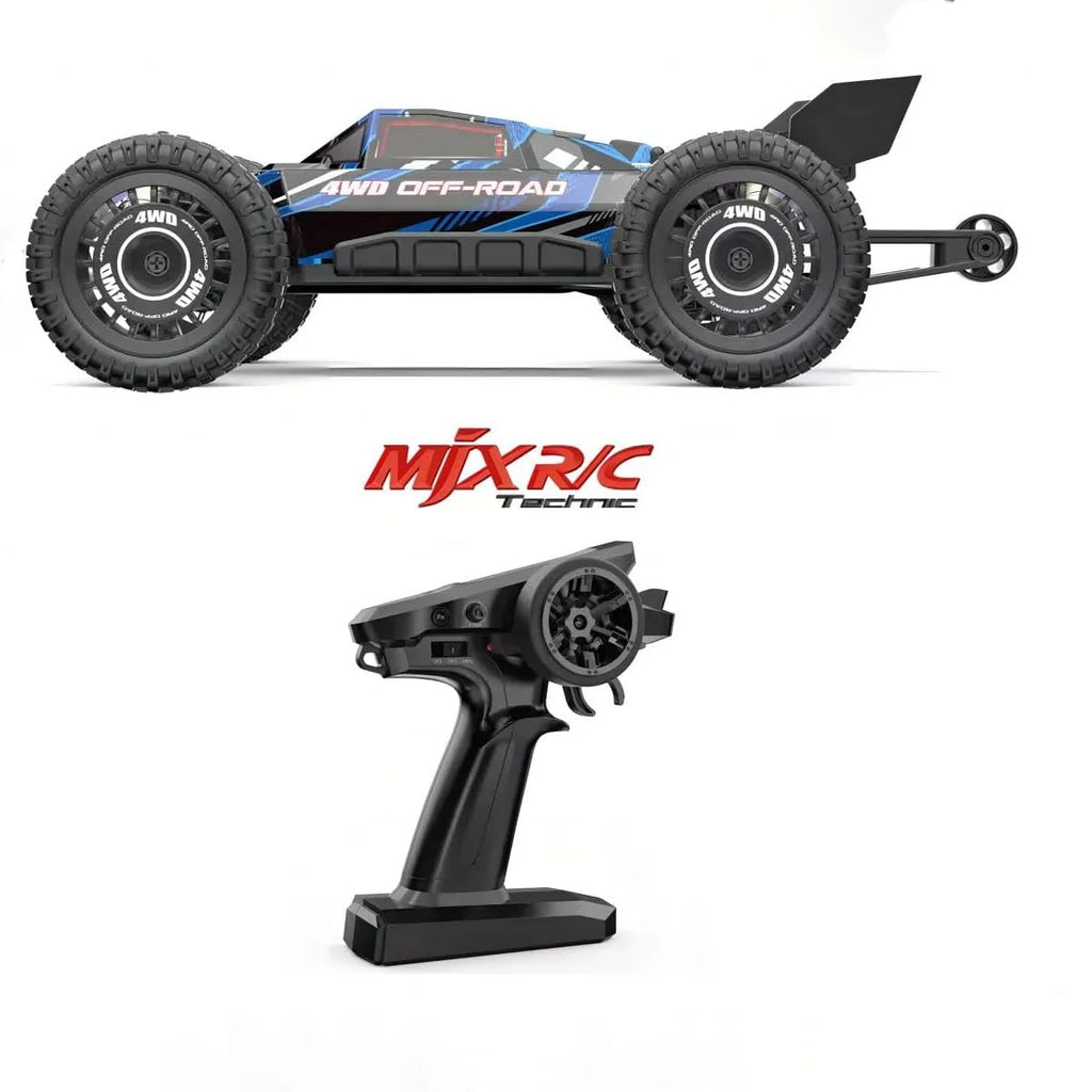 HYPER GO MJX 16207 16208 16212 16213 16218 Coche RC 1:16, Camioneta RC 4x4 con Control Remoto, 70KM/H, Motor sin Escobillas, 4WD, Coche de Carreras Eléctrico Todoterreno para Adultos, Envío Local en 24h desde la UE