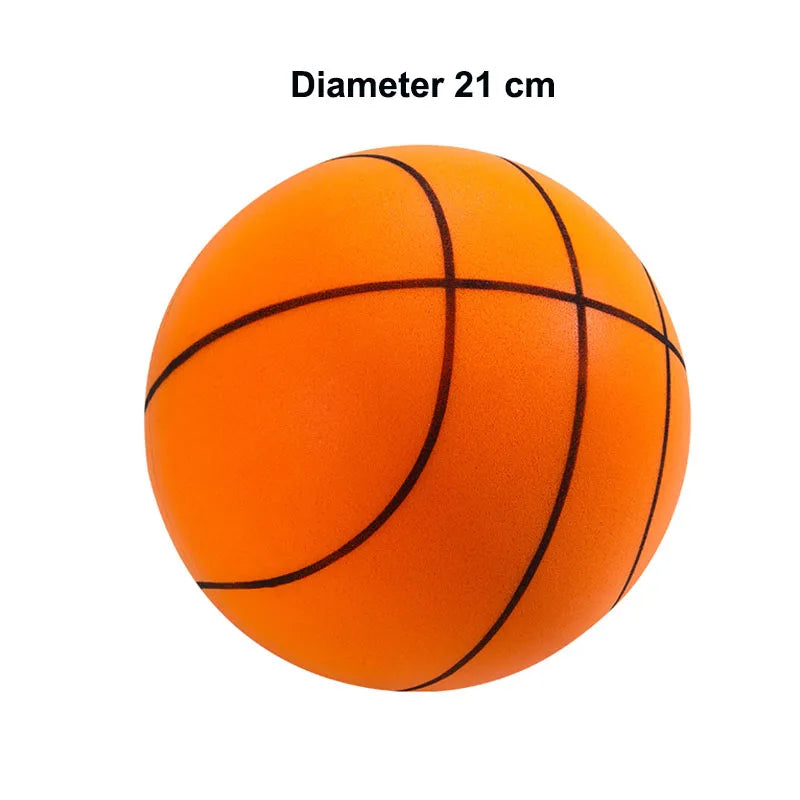 Baloncesto silencioso de alta densidad, pelota exprimible de espuma de PU suave, baloncesto que rebota silencioso para interiores, juguetes deportivos silenciosos sin ruido para niños