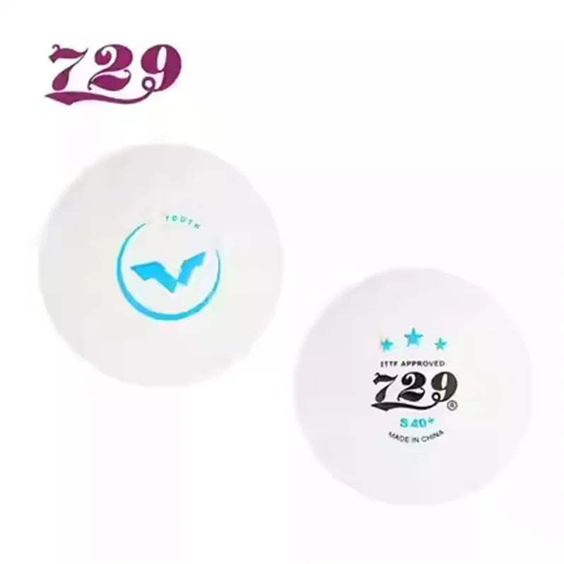 6 unids/caja 729 S40 + pelota WTT pelotas de tenis de mesa sin costuras pelotas de Ping Pong ABS para juegos oficiales