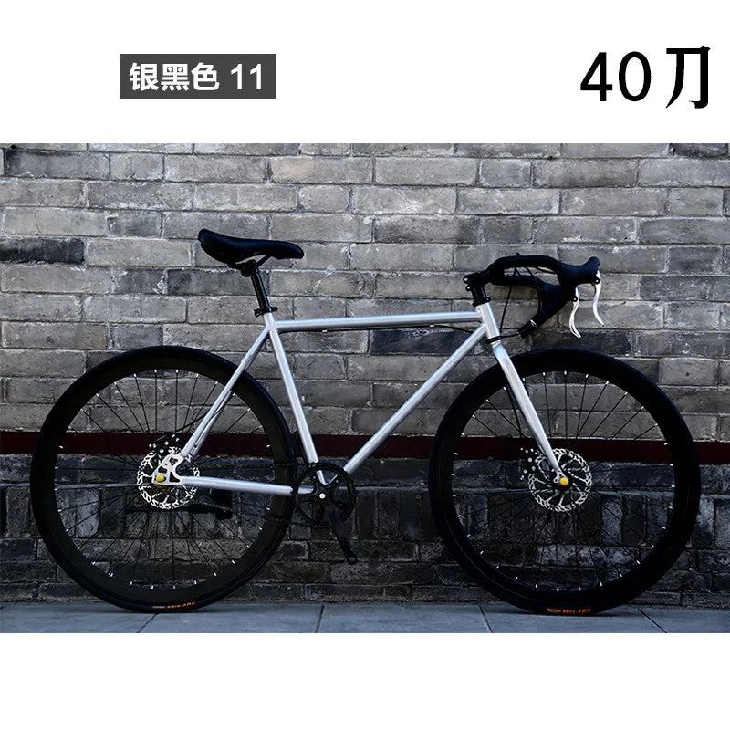 Bicicleta de carretera Bike Live Fly para hombre, modelo deportivo completo, superligera, con freno de disco, neumáticos sólidos de 24" y 26", bicicleta de carretera de carbono para adultos