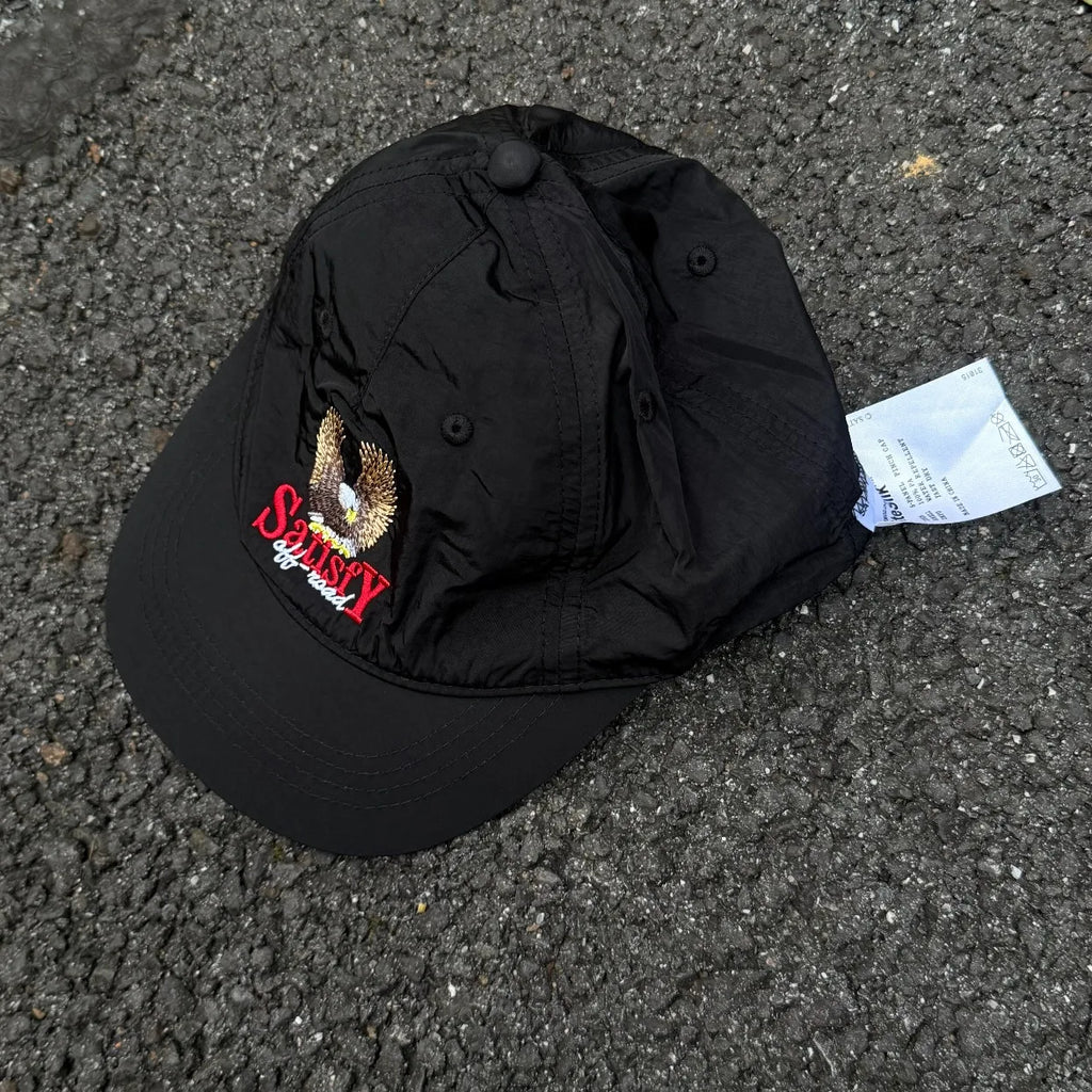 Gorra deportiva de entrenamiento fitness con bordado de águila, transpirable y con protección solar