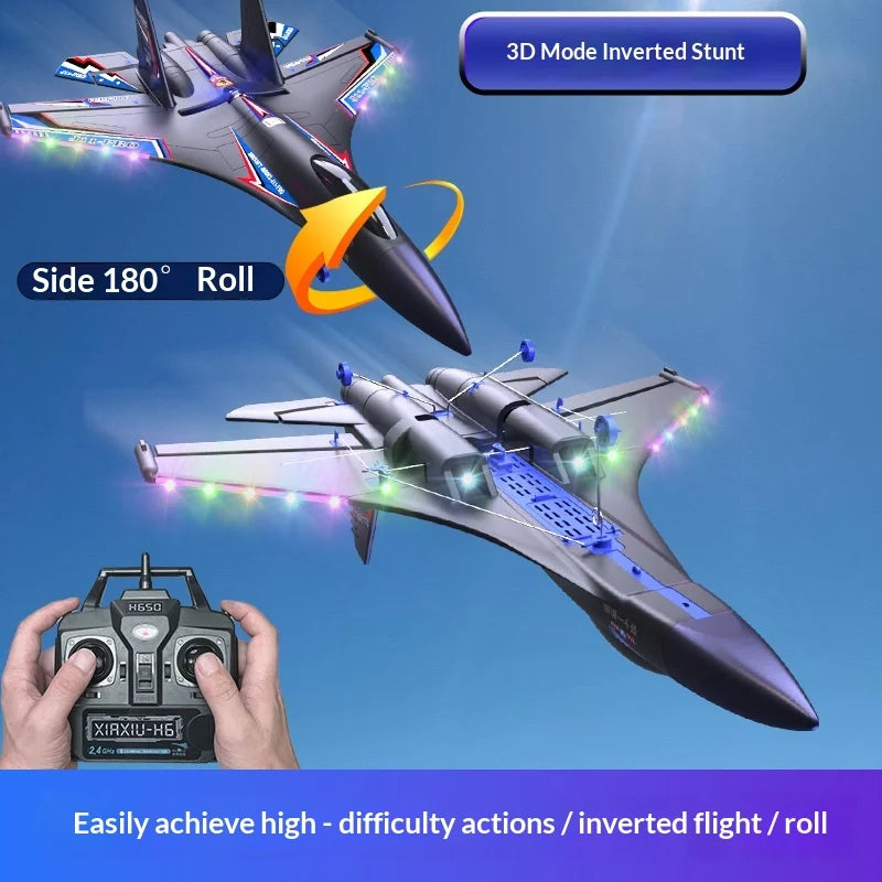 NUEVO Avión RC J11 Pro de 6 Canales con Motor sin Escobillas, 2.4GHz, Impermeable, Anfibio, Acrobacias 3D, Giro de 180°, para Aficionados
