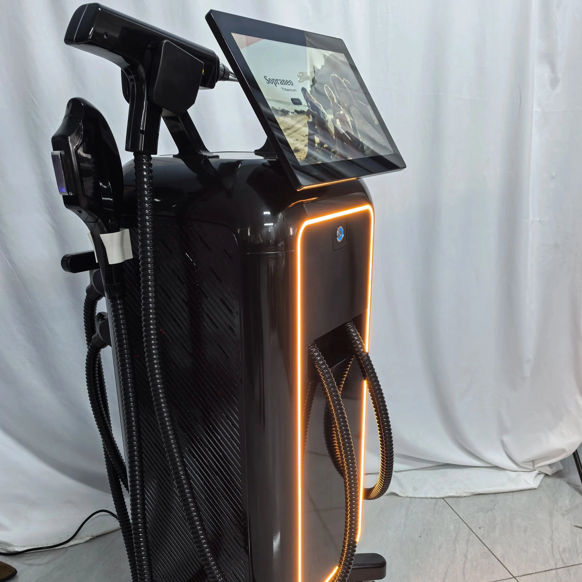 Dispositivo de Depilación Láser de Diodo Profesional 4 en 1 de 5000W y 10 Barras IPL, 4 Longitudes de Onda, Láser Pico, Dispositivo de Fotorejuvenecimiento RF