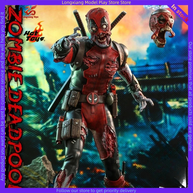 Envío en 24 horas HOTTOYS HT 1/6 CMS06 Marvel Deadpool Zombie Deadpool Figura de acción Colección de regalos