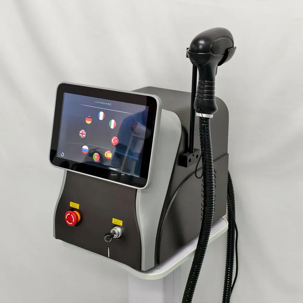 Máquina de Láser de Diodo de 6000W con 3 Longitudes de Onda y Enfriamiento por Hielo para Salón, Reducción de Vello de Cuerpo Completo a Largo Plazo, Dispositivo de Belleza con Certificación CE