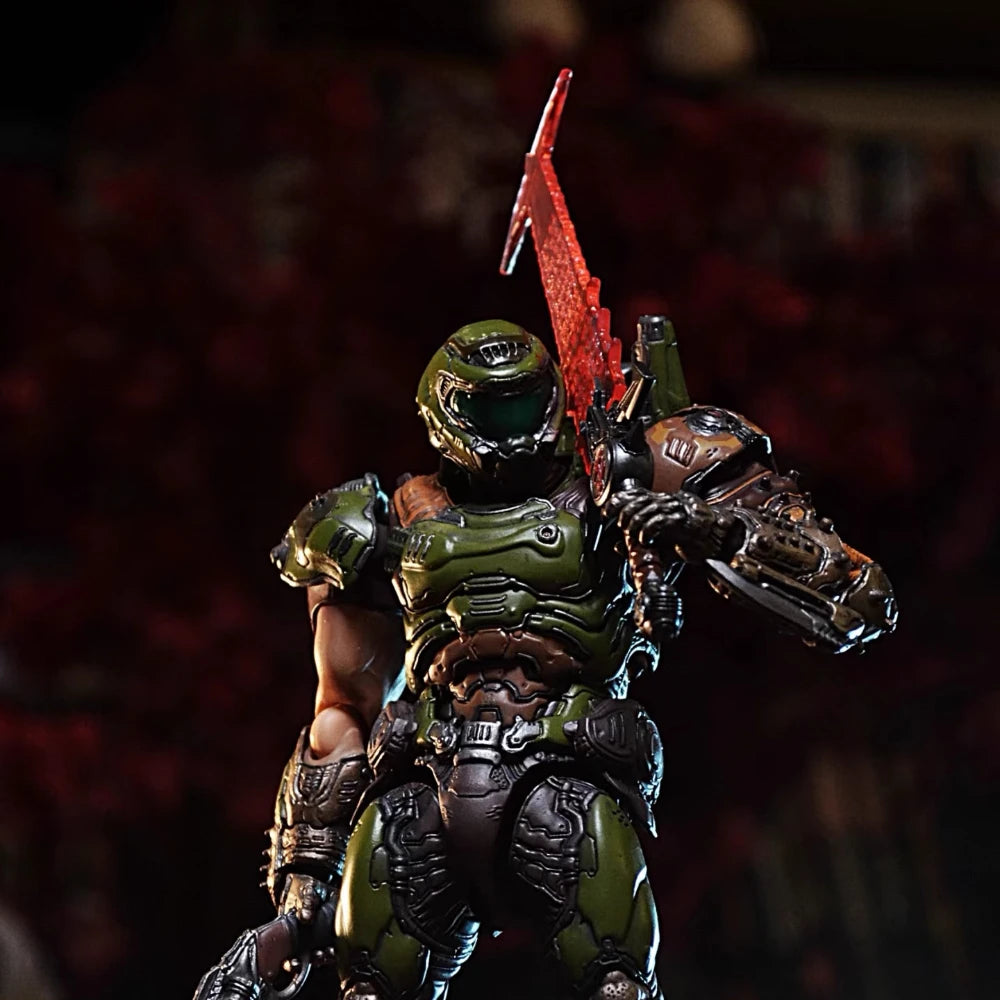 16cm Figma SP-140 Doom Slayer figura de acción eterna colección modelo estatua Anime destruye guerrero Doom figura móvil juguete para regalo