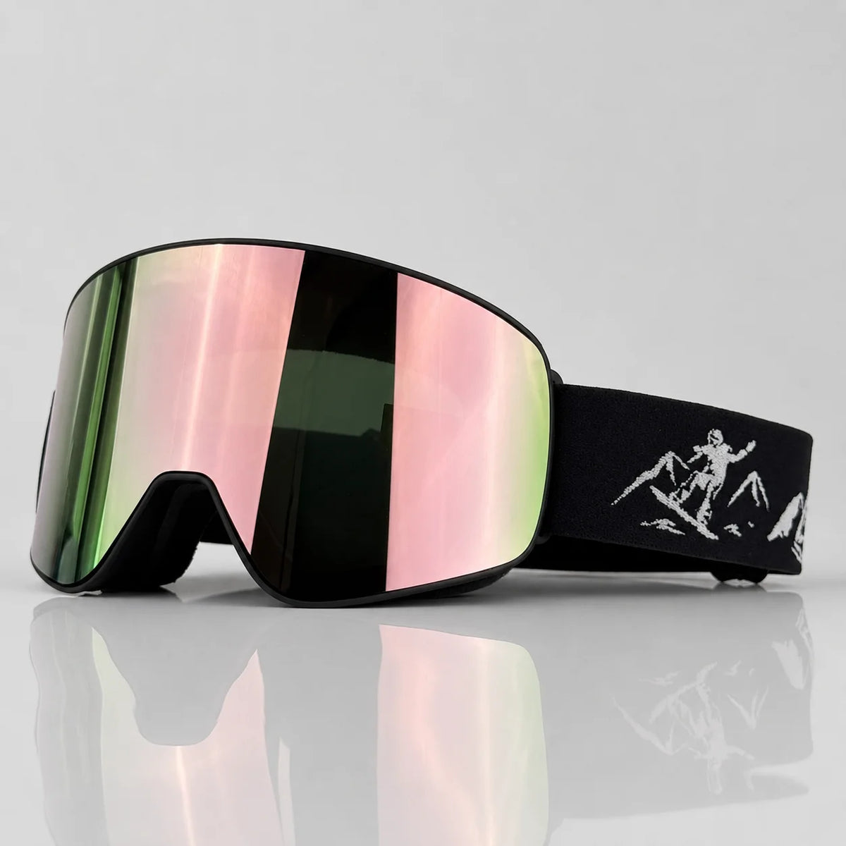 Gafas de Esquí de Doble Capa Antivaho UV400, Gafas de Snowboard, Gafas de Moto de Nieve, Lentes para Deportes al Aire Libre, Esquí