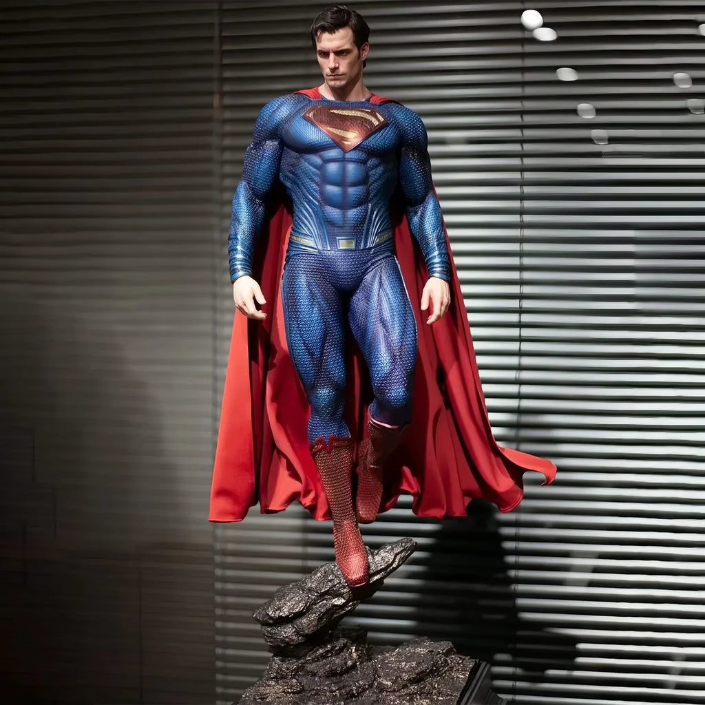 Jnd Superman Gk Resin Statue 50cm Scale Collectible Figure Anime Periphery Home Decoration Adult Collection Perfect Gift