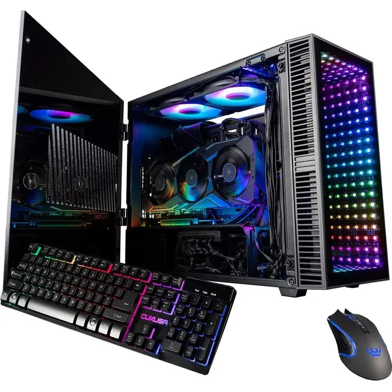 PC de Escritorio para Juegos Skytech Prism II de Alta Calidad - AMD Ryzen 9 3900X 3.8GHz, RTX 3090 24GB, Memoria RGB de 32GB 3600mhz, SSD Gen4 de 1TB