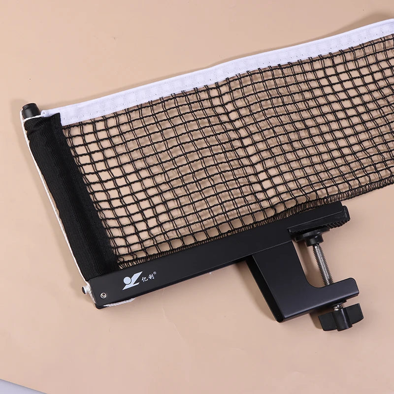 Red de tenis de mesa de fácil instalación con postes: juego de red de ping pong portátil, abrazadera ajustable que se adapta al grosor de la mesa de 1,5 cm a 7 cm