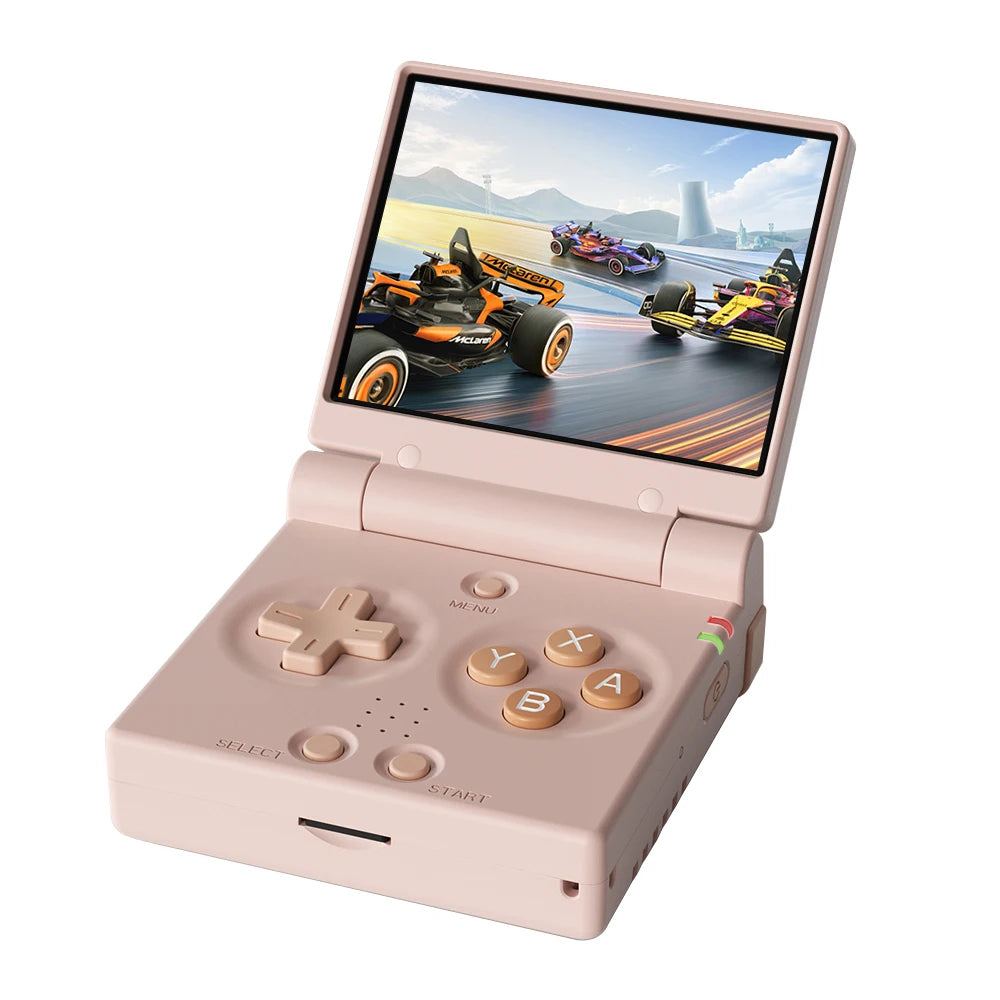 Consola de juegos portátil MIYOO MINI FLIP con pantalla IPS de 2.8'', sistema Linux, consolas de videojuegos, estuche gratis, doble joystick analógico, regalo para gamers.