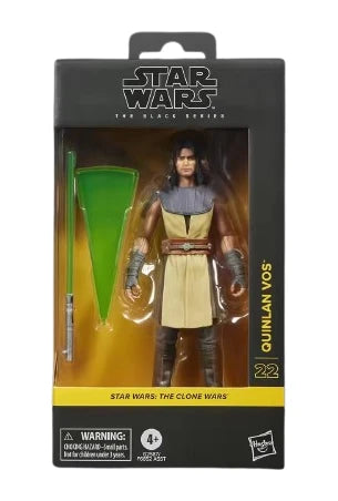 【DISPONIBLE EN STOCK】Figura de acción de Quinlan Vos de la serie Black de Star Wars de Hasbro, juguete coleccionable, regalo perfecto o adorno.