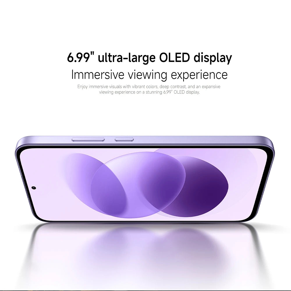 Versión global del smartphone Redmi Note 17 5G, pantalla AMOLED de 6.99", batería de 7700 mAh, potente procesador Snapdragon 4 Gen 4, Corning Gorilla Glass 7i, con tecnología Xiaomi HyperOS