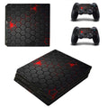 Adhesivo de vinilo personalizado con diseño propio para consola PS4 Pro y mandos