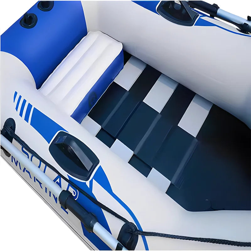 Bote de pesca inflable de PVC Solarmarine, barcos de carreras para una sola persona de 2M y Kayak de surf portátil para adultos, deportes acuáticos al aire libre