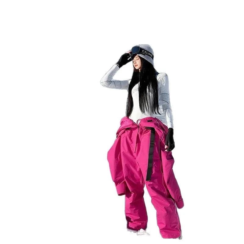 Mono de esquí y snowboard impermeable y cortavientos para hombre y mujer, ropa deportiva transpirable y térmica para actividades al aire libre, mono de esquí.